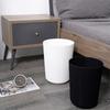Household Trash Bin With Striped Pattern For Kitchen Bathroom Office Space Saving Small Waste Can for Home Use