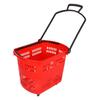 Wenstain 45L Foldable Rolling Shopping Basket