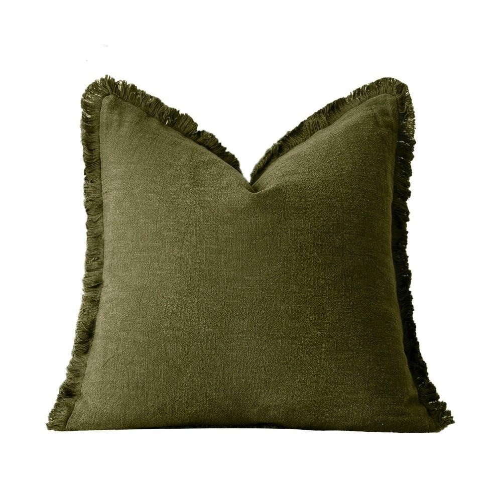 Solid Color Bohemia Cushion Cover Cotton Pillowcase Modern Throw Pillow Cover Hotel