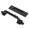 Black Double Sided Door Pull Metal Alloy Cabinet Door Handle Vintage Barn Door Pull Handle  Garages