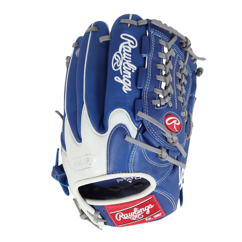 Rawlings HYPER TECH MLB Outfielder Glove GR5HTMN55W 11.75 inches Dodgers Adults