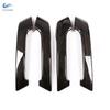 For Toyota Land Cruiser Prado FJ150 150 2010- ABS Chrome / Black Wood Style Car-styling Inner Door Pull Handle Cover Trim