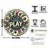 Vintage Poker 2D Flat Metal Wall Sign Retro Aluminum Tin Plaque for Home Decor Man Cave Garage Bar Club Art
