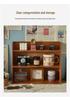 Zakka Wall-Mounted Wooden Desk Organizer - Multi-layer Retro Storage Rack