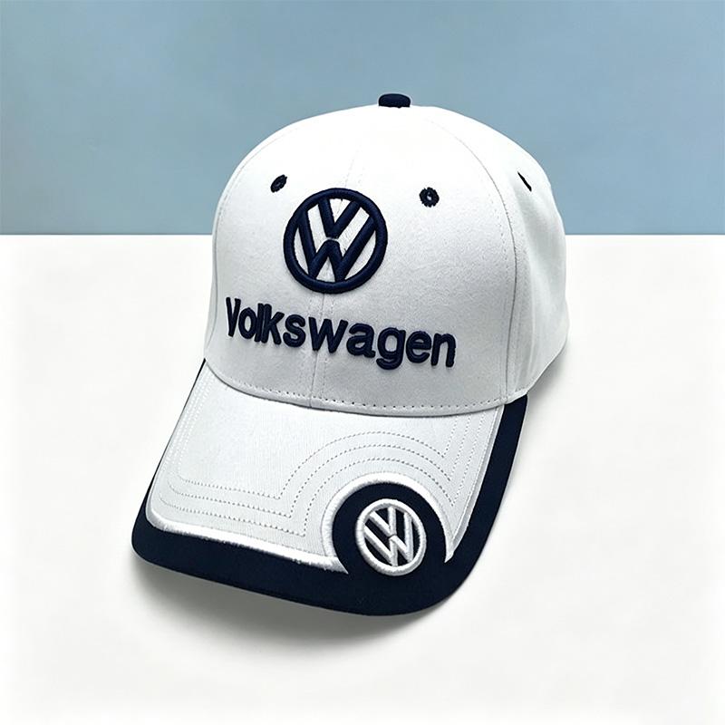 abcd1 Car Solid Color Hat Spring Summer Baseball Cap Sunshade Cap For Volkswagen VW Polo Passat B5 Golf 4 5 6 Tiguan Jetta CC Touran