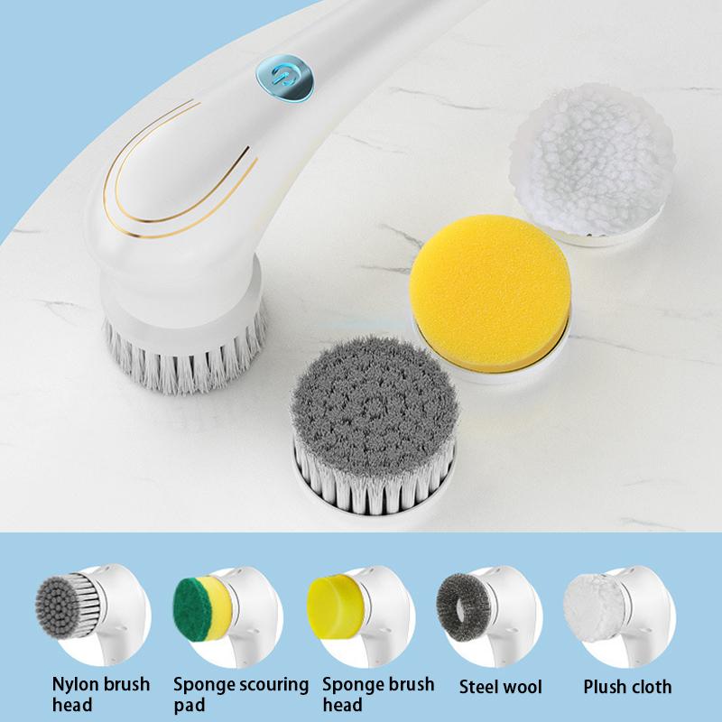 Multifunktionaler Handheld Kabelloser Elektrischer Küchen-Geschirrspülbürsten-Badezimmer-Elektrisches Reinigungsgerät
