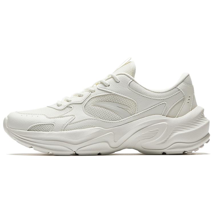 New Anta Little Millennium Abrasion Resistant Breathable Low Top Casual Shoes Men's Ivory White 912538826-7