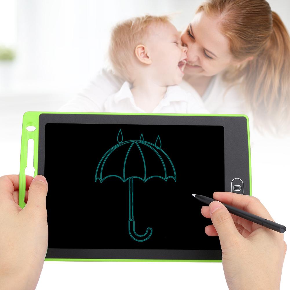8,5-Zoll LCD Schreibtafel Kinder Smart Graffiti Zeichenbrett Monochrom Handschrift