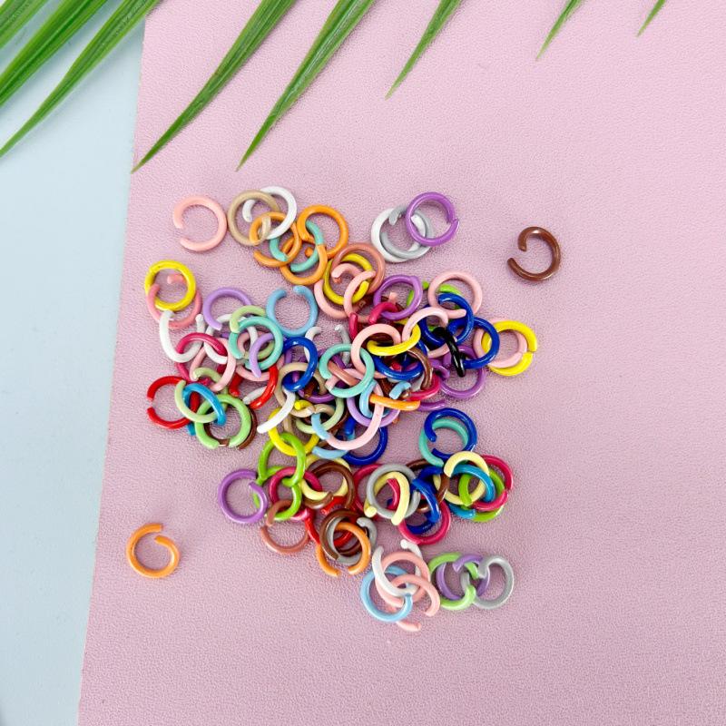 Colored DIY Jump Rings: Painted Handmade Connectors, Beads, Keychains, Ornaments