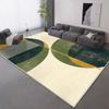 Tappeto Geometrico Moderno per Soggiorno Decorazione Casa Nordica Tappeto a Pelo Corto Antiscivolo 200x300 Cm Camera da Letto Tappetino Pieghevole per Divano