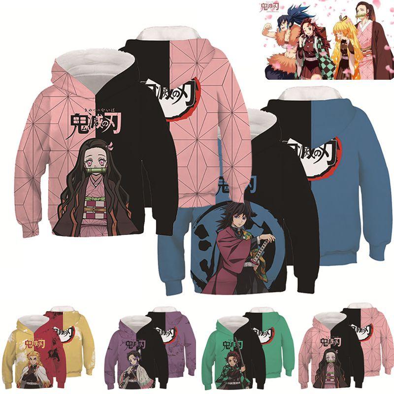 Demon Slayer Anime Kimetsu No Yaiba 3d Hoodie Men Women Pullover Tops Hooded