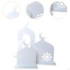 3 Acrylic Ramadan Decorations Flat Ornament for Table Eid Mubarak Display