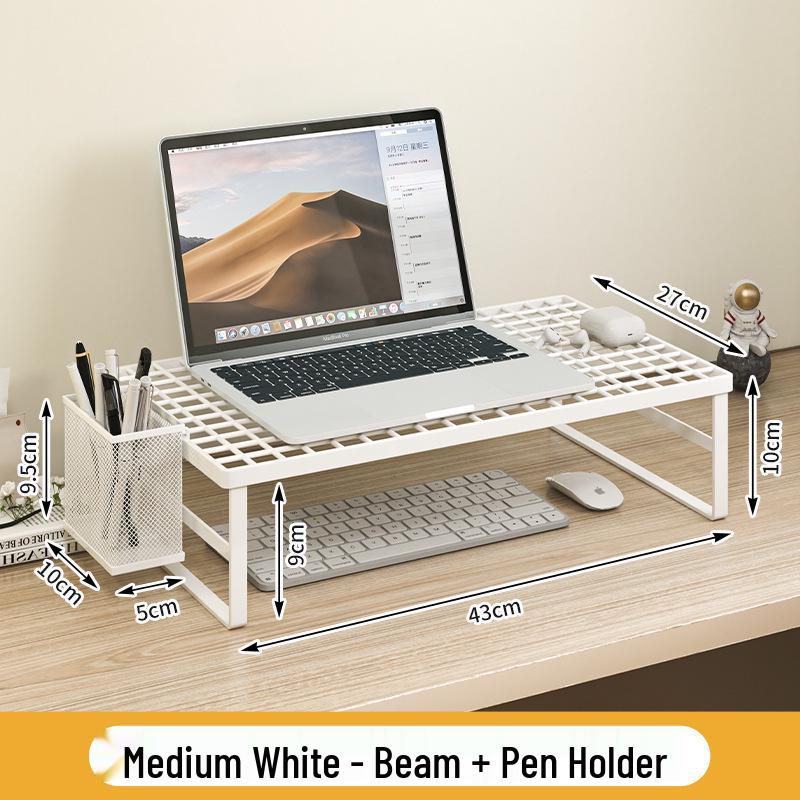 Adjustable Laptop Cooling Stand and Desktop Rack