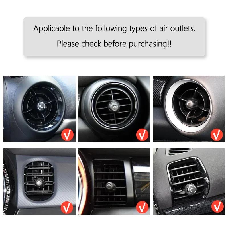 Supporto Universale per Telefono da Auto Supporto per Telefono per Bocchetta d'Aria Per Mini Cooper R55-R61 F54-F57 R50 R52 R53 Clubman Countryman Accessori Auto