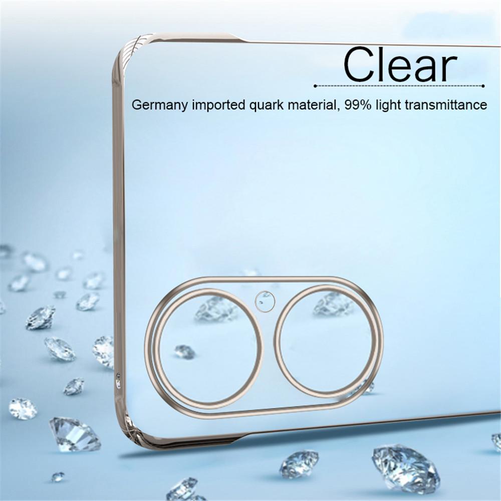 Slim Frameless Clear Case For Huawei P20 P30 P40 P50 Honor 60 50 30 8X 9X Mate 40 Pro Shockproof Bumper Ultra Thin Hard PC Cover