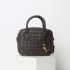 2025 New Getaway Large Capacity Retro Hand Woven Pillow Bag Leather Crossbody Handbag