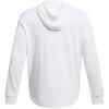 Under Armour Rival Terry Graphic Hoodie 1386047 100 (White/L/Men's)