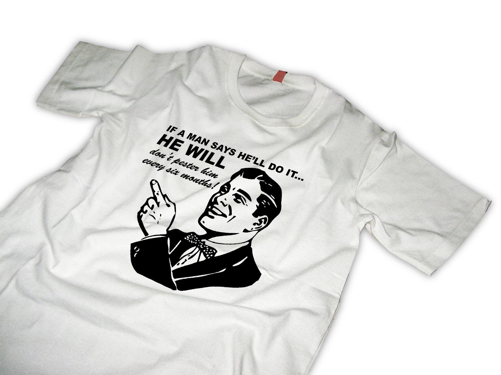 Man tshirt fathers day T Shirt Mens Womens Tees Top dad gift funny XL