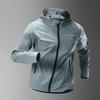 Running Jacket Men's Spring Windbreaker Windproof Training Spring and Autumn Sportswear Waterproof, Rainproof and Quick-drying Outdoor Hooded Riding
