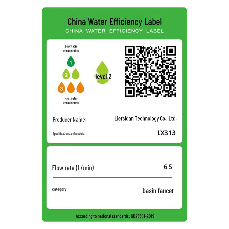 Larsd LX313 Wall-Mounted Kitchen Faucet with Rotatable Spout