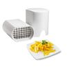 Peelers & Slicers Perfect Fries One Step Natural French Fry Cutter Vegetable Fruit Durable Potato Food Slicer Dicer Chopper Stainless Steel White