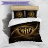 Set Lenzuola 3 Pezzi Stampato Calcio Athletic Bilbao, Comodo Set Copripiumino per Camera da Letto Amico della Pelle
