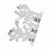 Stainless Steel Plants Shape Tissue Holder Dispenser Napkin Rack Table Paper Rack