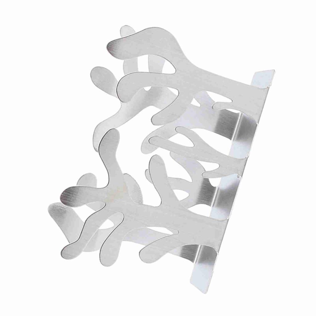 Stainless Steel Plants Shape Tissue Holder Dispenser Napkin Rack Table Paper Rack