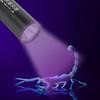 365nm UV Flashlight USB Rechargeable Mini Ultraviolet LED Torch Waterproof Ultra Violet Lights Pet Urine Scorpions Detector Lamp
