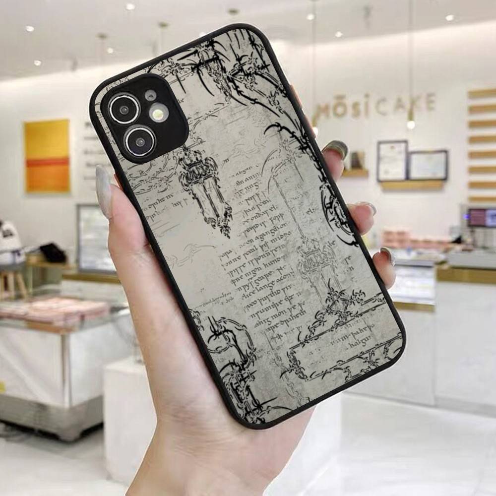 Gothic Coquette Cybersigilism Phone Case For IPhone 16 15 14 X XR XS 7 8 Plus 11 12 13 Pro MAX 13mini Matte Shockproof Case