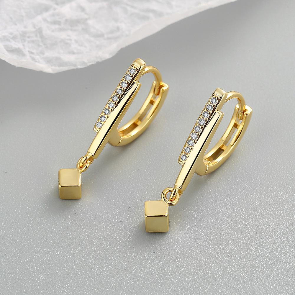 

Танциз стерлингового серебра 925 пробы циркон серьги серьги-капли для женщин подарки на свадьбу золотой