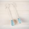 Orecchini da donna fatti a mano in argento sterling 925 con gemma di topazio azzurro cielo, 3,0" EE-135-6
