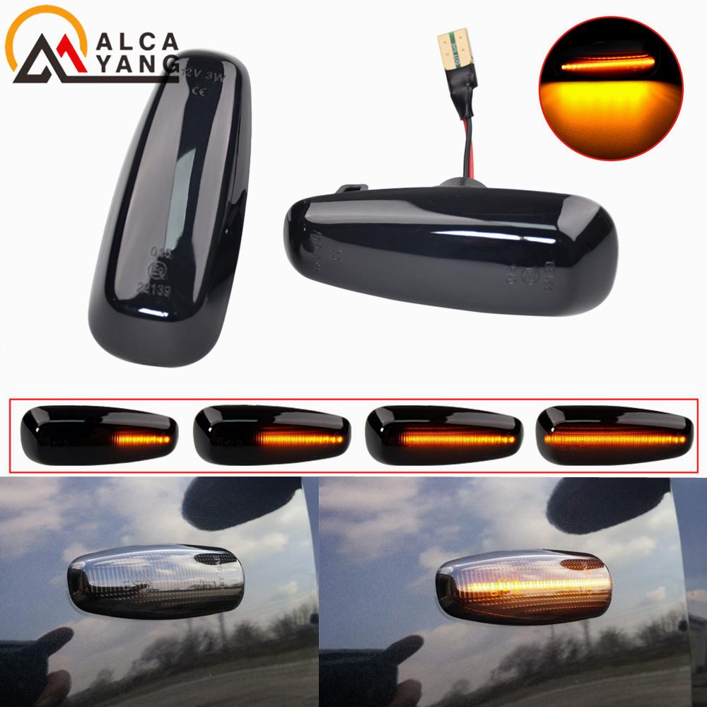 LED Dynamic Side Marker Turn Signal Light Sequential Blinker Lamps for Hyundai Elantra I30 Azera Avante Kia Rio 3 Ceed ED Carens