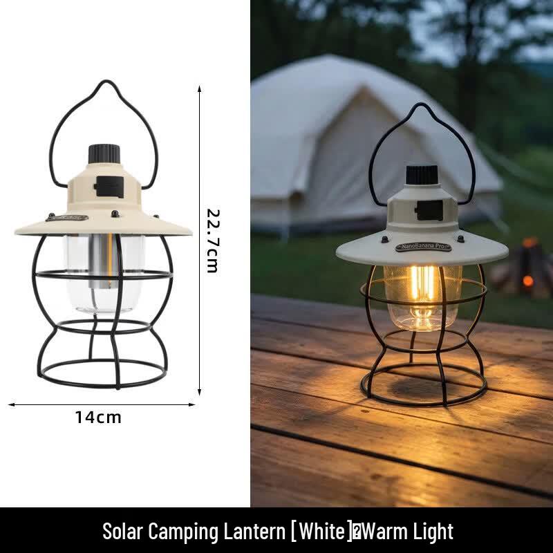 Vintage Rechargeable Camping Lantern
