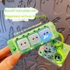 Cute Luminescent Decompression Keyboard Pendant Mini Fidget Key Chain 1PC for Backpack Decor Party Favors