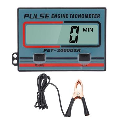 El Tipi Dijital İndüksiyonlu Motorlu Testere Takometresi LCD Ekran IP65 Su Geçirmezlik 2 Zamanlı Motorlar için Takometre
