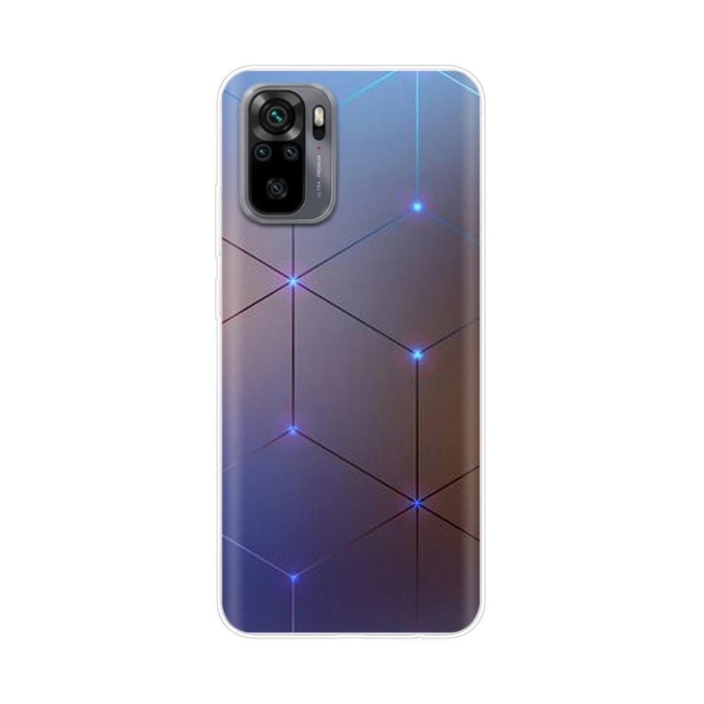 Silikon Blumen Handyhülle Für Xiaomi Redmi Note 10 Hülle 6.43'' Schöne TPU Rückseite Für Xiomi Redmi Note10 Pro Bumper Hüllen