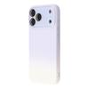 For iPhone 17 Pro Max Case Dual-Color Gradient TPU+Fiber Lining Phone Cover with Lens Protector