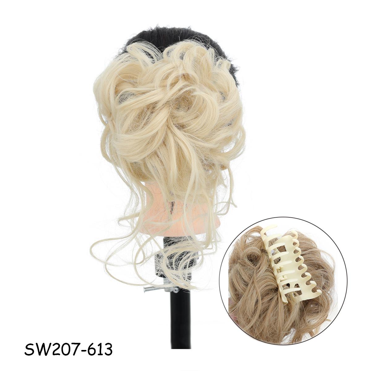 

Синтетические грязные вьющиеся волосы в виде когтей, булочка, шиньон, наращивание волос, резинки для волос, искусственные накладные волосы с хвостом для женщин, шиньоны