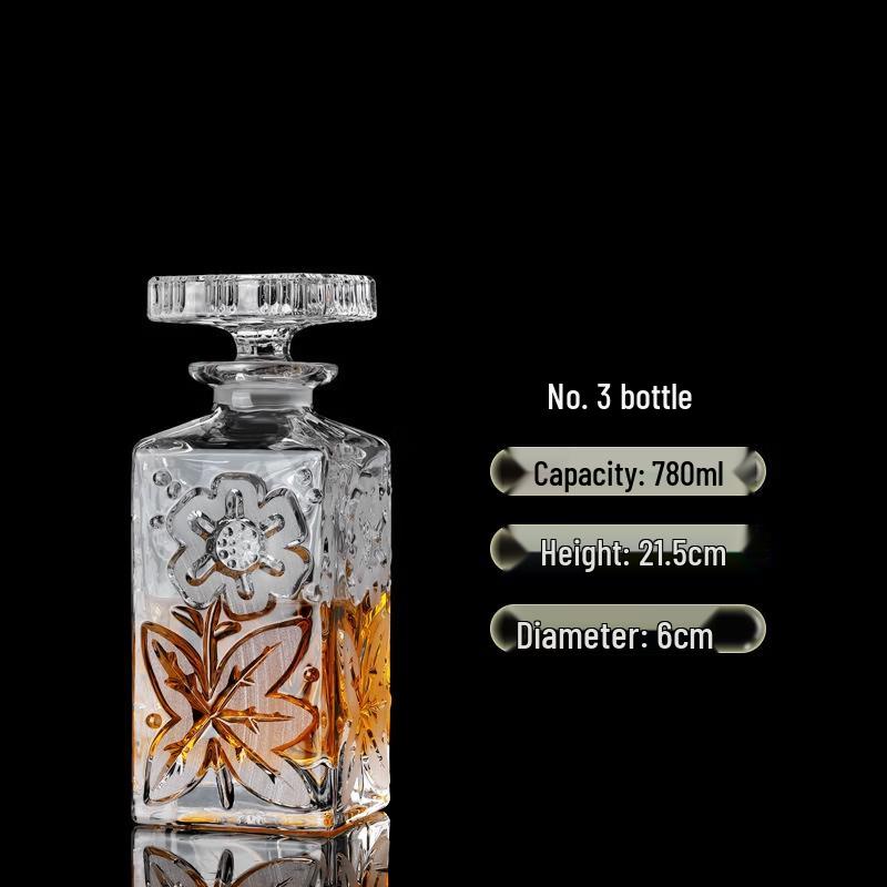 

Shangqi Crystal Whiskey Decanter with Lid