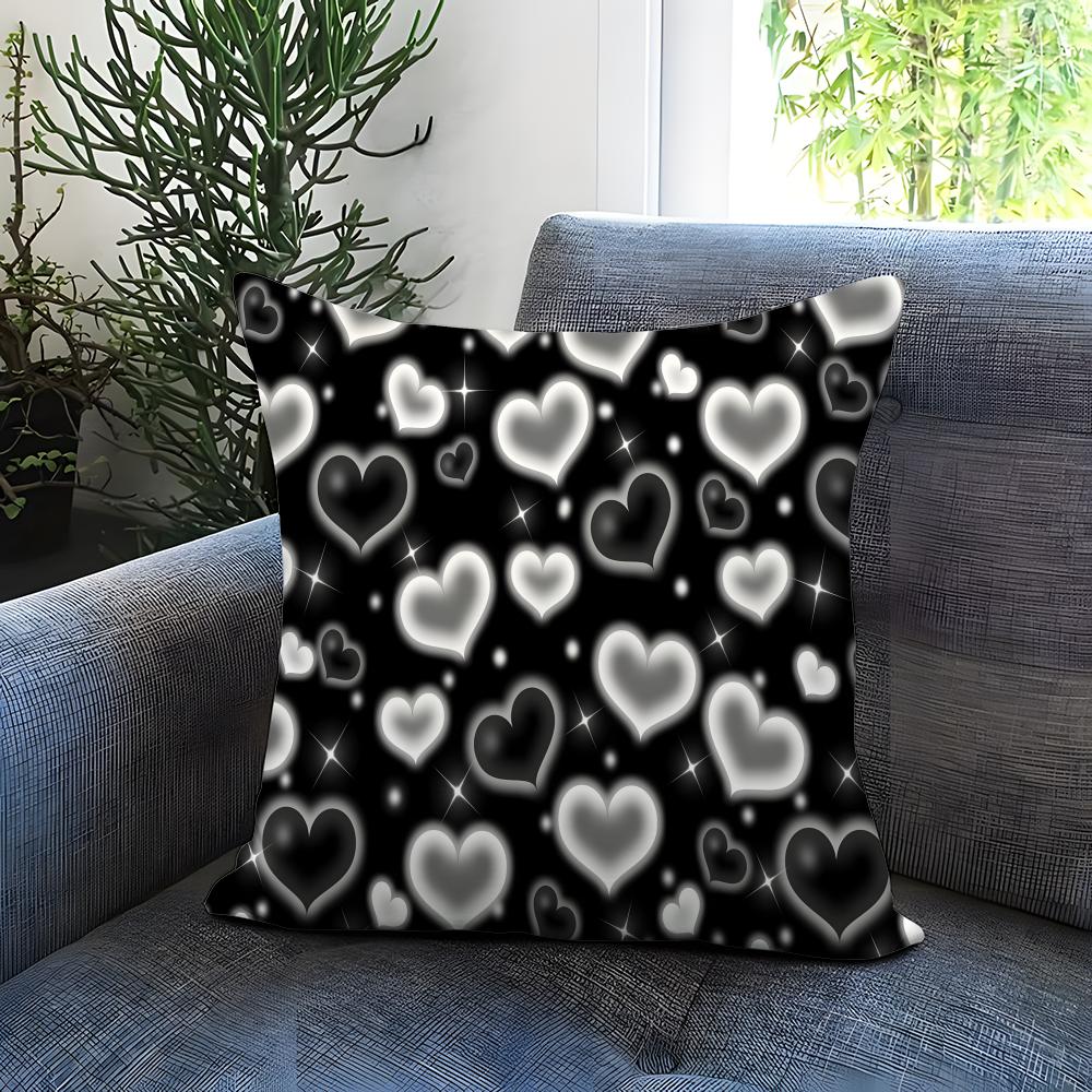 Cartoon style Pattern Cushion Cover Comfortable Reversible Pillow Cover Ideal for Car Sofa Bedroom  Beyond