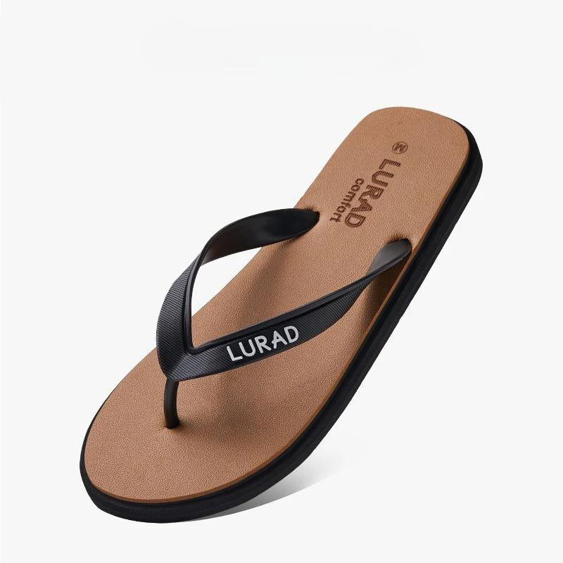 Men's Shoe Eva Slides Flat 2024 Fashion Fun Male Slipper Trend Rubber Summer Sale Cheap Shoes Liquidation With Korean Style Pvc