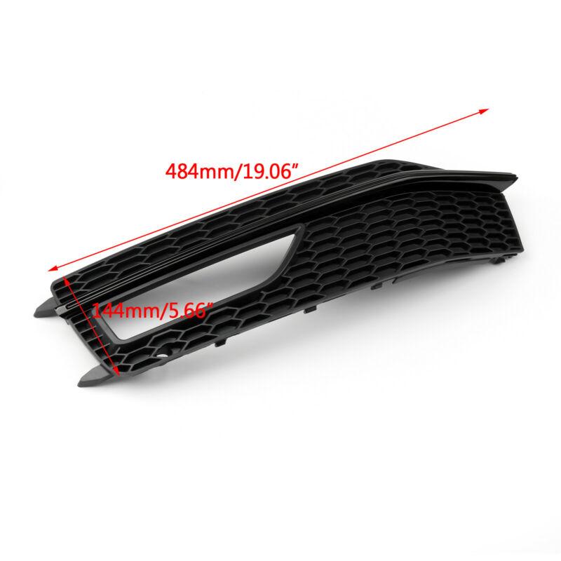 1x Left Bumper Fog Light Lamp Cover Grille Grill For A4 S-line S4 13-15