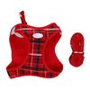 Dog Harness Collar and Leash Set Breathable Soft Puppy Vest Harness Leash Set for Outdoor Walking Running L