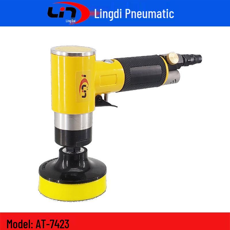 3-inch AT-7423 Pneumatic Polisher for Paint Scratch and Fog Spot Removal, 3000 RPM