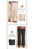 Chic Grandma Plus Size Woolen Pants, Fleece-Lined for Autumn/Winter 