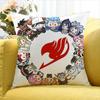 Fairy Tail Anime World Various Sizes Square Pillow Case For Car Home Bedchamber Decor