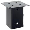 vidaXL Pfostenträger Quadrat 4 Stk. 91x91 mm Pulverbeschichteter Stahl