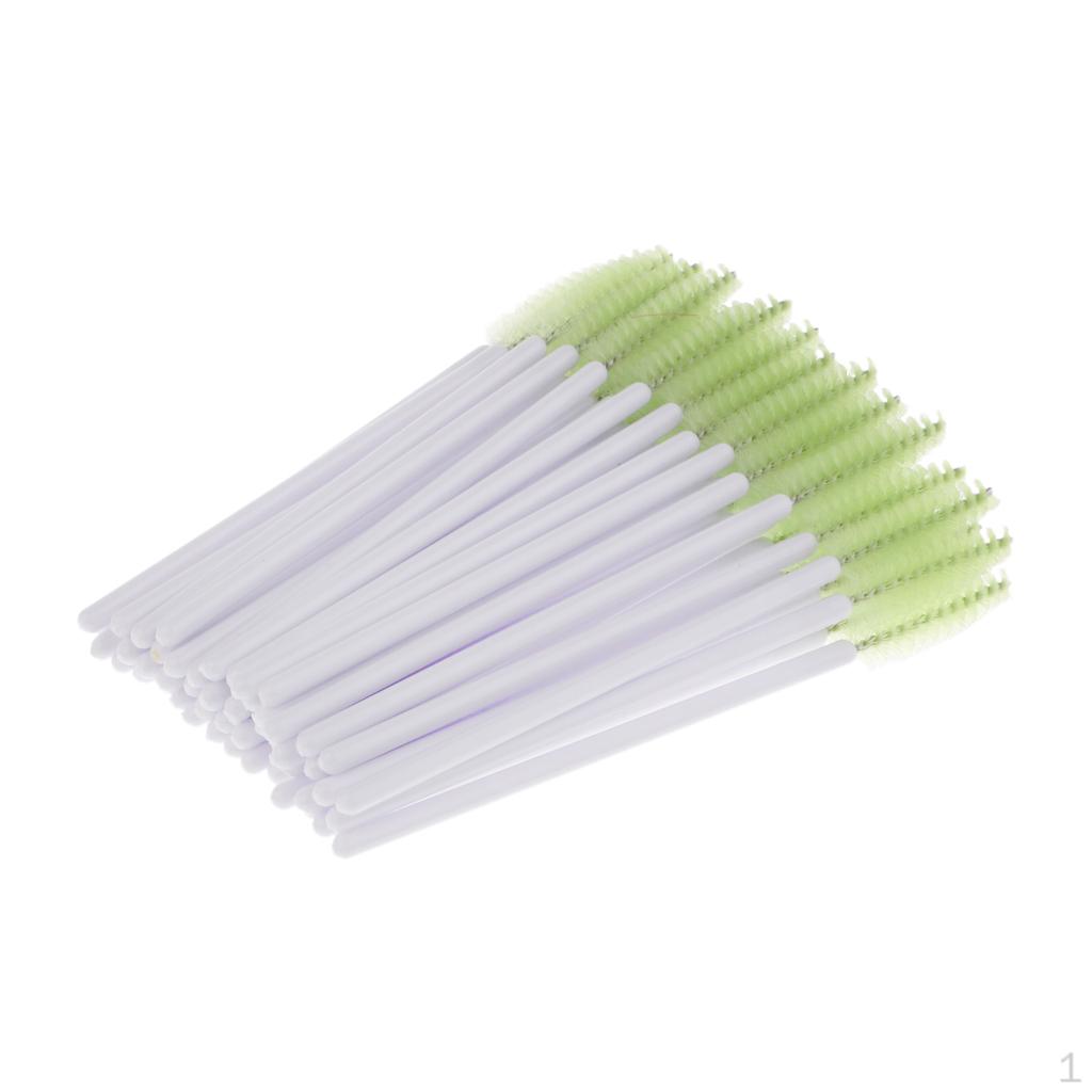 50 Stück Einweg-Mascara-Bürsten Stäbe Werkzeuge