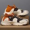2025 Spring New Men's Shoes Lazy Breathable Mesh One Pedal Dad Elastic Socks Casual Shoes Fashion Trendy Shoes